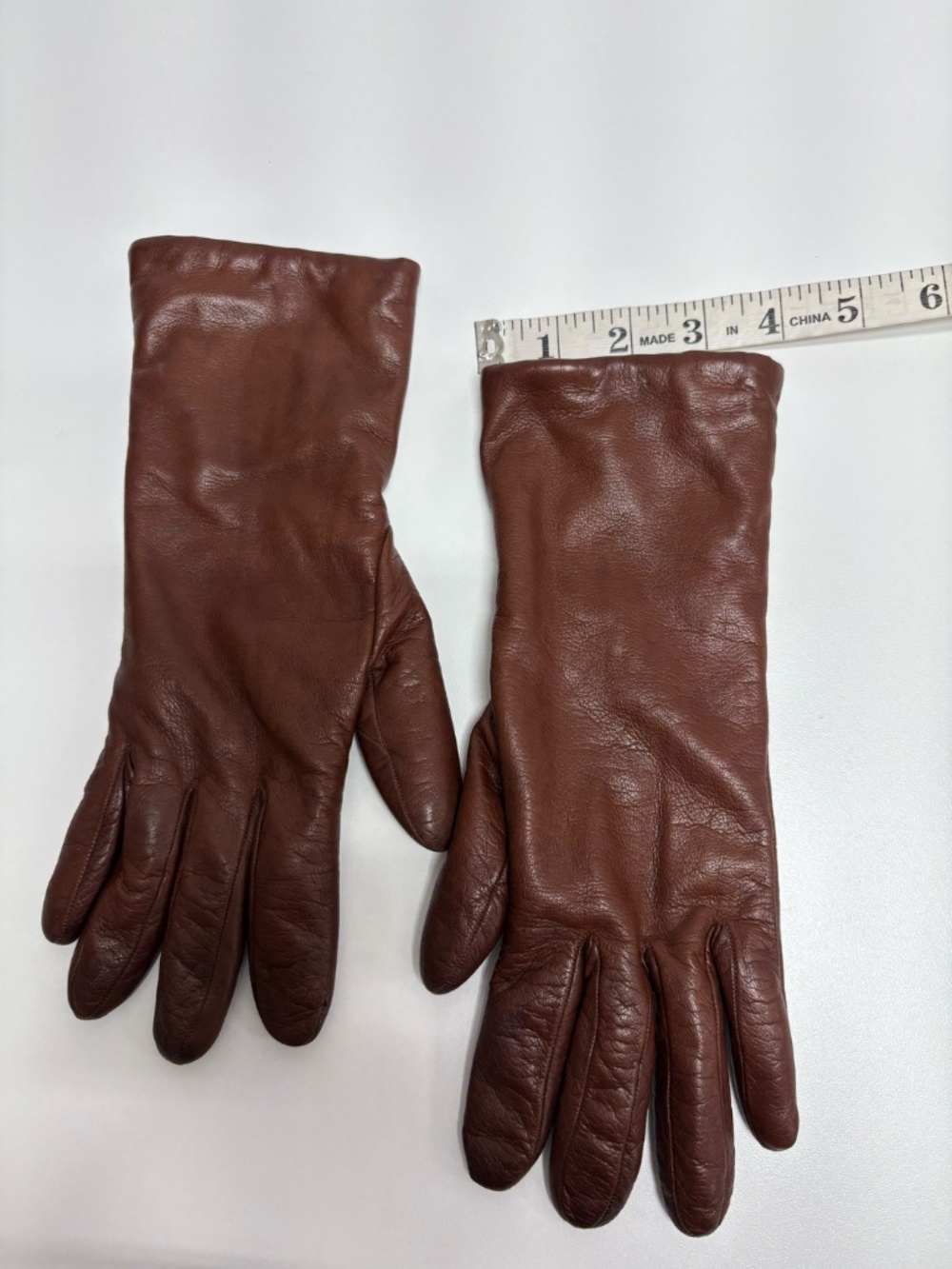 Cashmere- Lined Leather Gloves For Women - Size 8‎ - New in Bag. - Picture 9 of 10